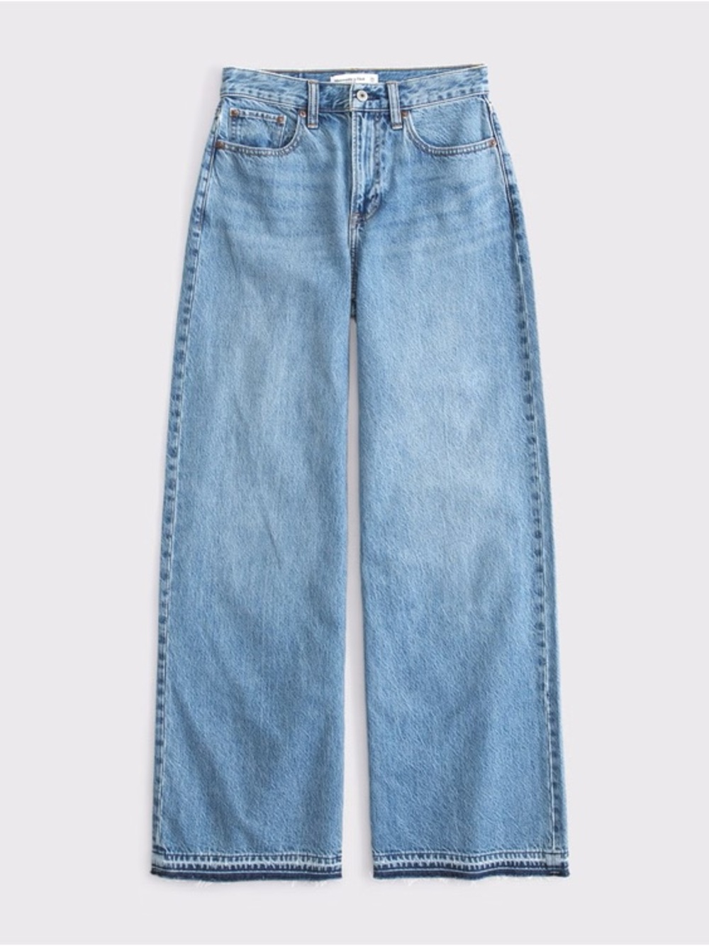 Abercrombie & Fitch High Rise Wide Leg Jeans - Picture 7 of 7